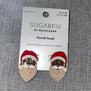 BaubleBar Sugarfix North Soul Santa Earrings